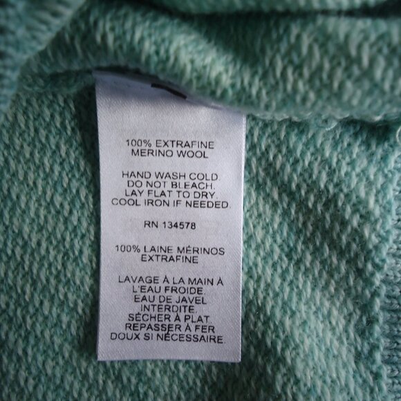 NWT Vineyard Vines Pullover L Twill Line 1/2 Zip Merino Wool - Picture 7 of 9